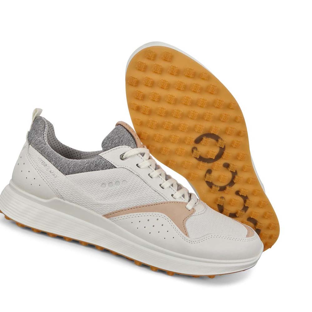 Ecco Spikeless S-casual Golfsko Herre Hvite | NO 557WNB